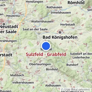 Kartenvorschau Sulzfeld - Grabfeld
