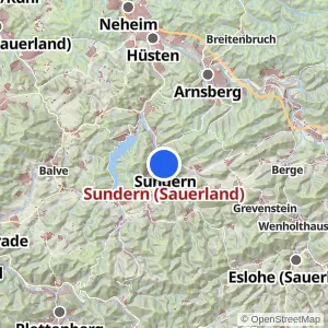 Kartenvorschau Sundern (Sauerland)