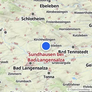 Kartenvorschau Sundhausen bei Bad Langensalza