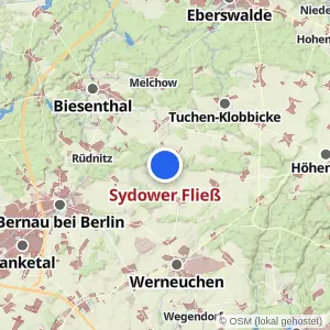 Kartenvorschau Sydower Fließ