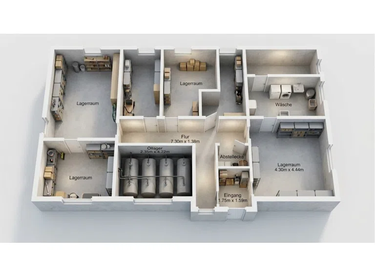3D Grundriss UG