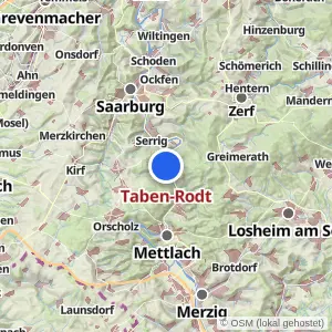 Kartenvorschau Taben-Rodt