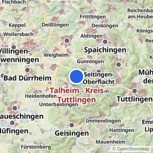 Kartenvorschau Talheim - Kreis Tuttlingen