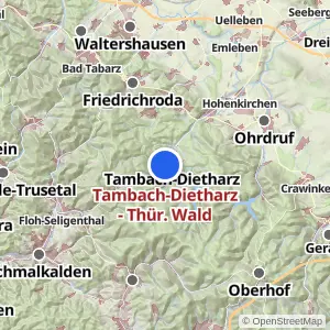 Kartenvorschau Tambach-Dietharz - Thür. Wald