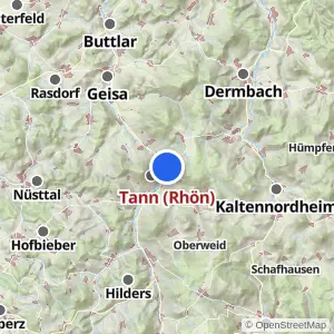Kartenvorschau Tann (Rhön)