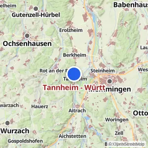 Kartenvorschau Tannheim - Württ