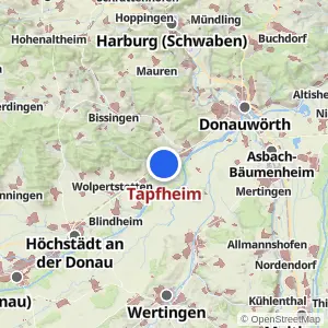 Kartenvorschau Tapfheim