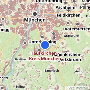 Kartenvorschau Taufkirchen - Kreis München