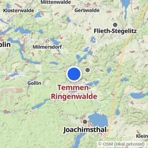 Kartenvorschau Temmen-Ringenwalde