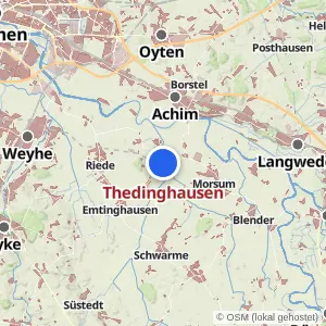 Kartenvorschau Thedinghausen