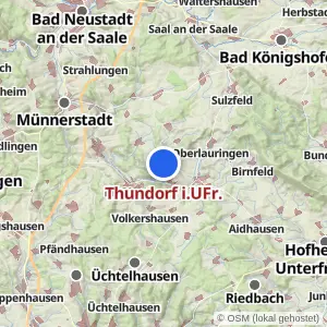 Kartenvorschau Thundorf i.UFr.