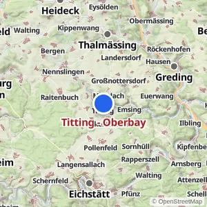 Kartenvorschau Titting - Oberbay