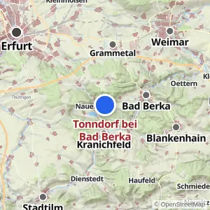 Kartenvorschau Tonndorf bei Bad Berka