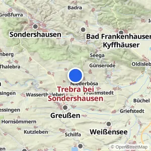 Kartenvorschau Trebra bei Sondershausen
