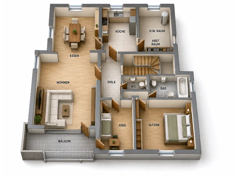 3D Grundriss