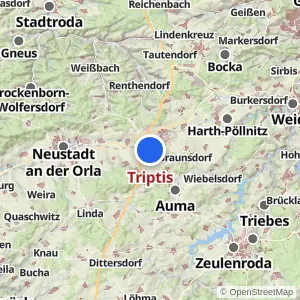 Kartenvorschau Triptis