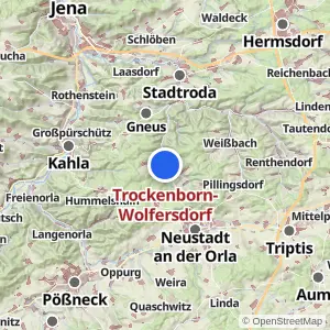 Kartenvorschau Trockenborn-Wolfersdorf