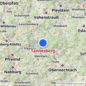 Kartenvorschau Tännesberg