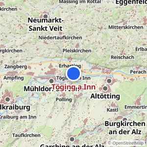 Kartenvorschau Töging a.Inn
