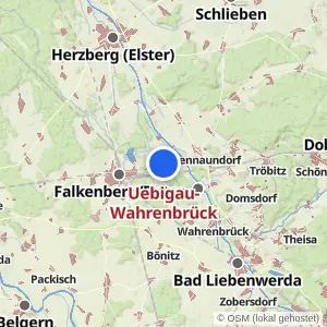 Kartenvorschau Uebigau-Wahrenbrück
