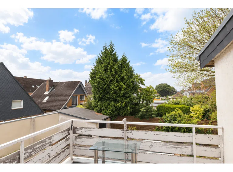 Blick vom Balkon