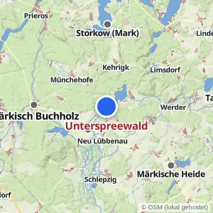 Kartenvorschau Unterspreewald