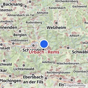 Kartenvorschau Urbach - Rems