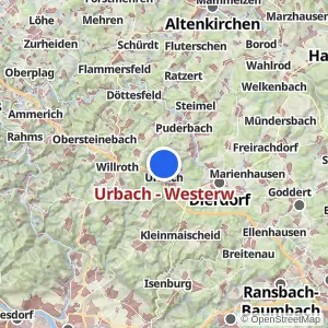 Kartenvorschau Urbach - Westerw