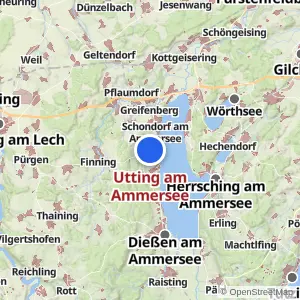 Kartenvorschau Utting am Ammersee