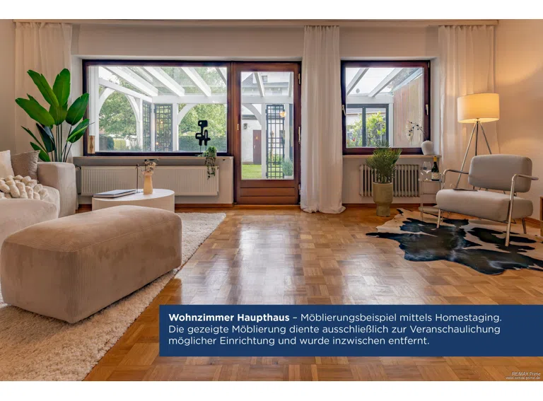 Möblierung, Beispiel, Wohnzimmer, Haupthaus