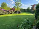 Blick auf das Grundstück