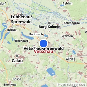 Kartenvorschau Vetschau