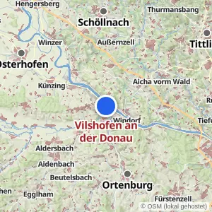 Kartenvorschau Vilshofen an der Donau