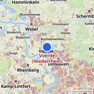 Kartenvorschau Voerde (Niederrhein)