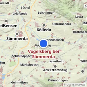 Kartenvorschau Vogelsberg bei Sömmerda