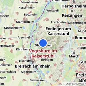 Kartenvorschau Vogtsburg im Kaiserstuhl