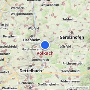Kartenvorschau Volkach
