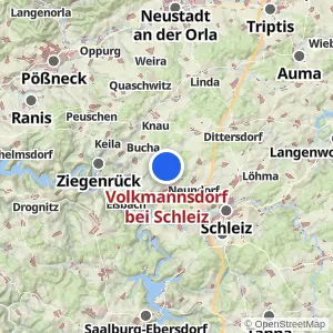 Kartenvorschau Volkmannsdorf bei Schleiz