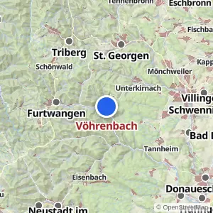 Kartenvorschau Vöhrenbach