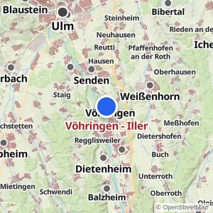 Kartenvorschau Vöhringen - Iller