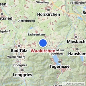 Kartenvorschau Waakirchen