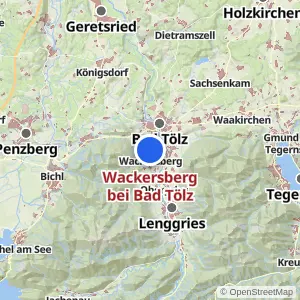 Kartenvorschau Wackersberg bei Bad Tölz