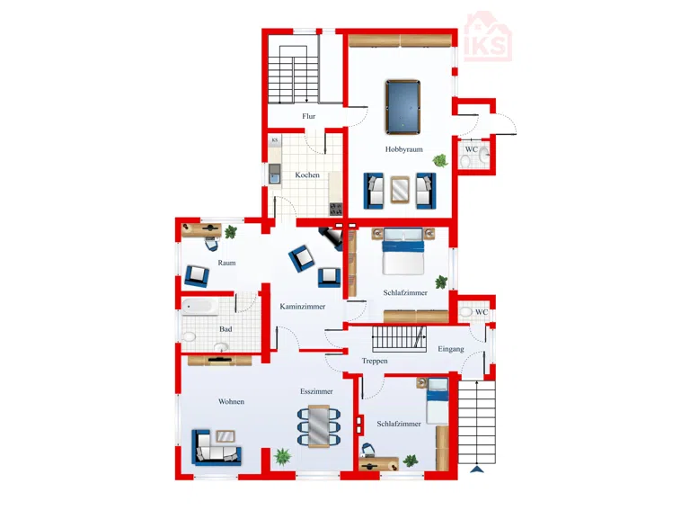 Plan Erdgeschoss
