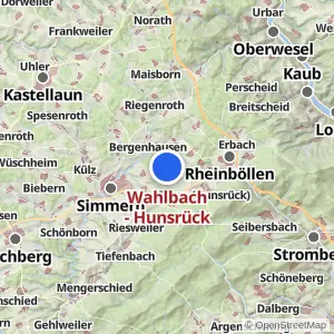 Kartenvorschau Wahlbach - Hunsrück