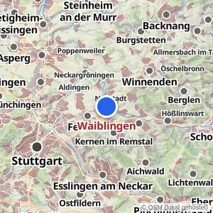 Kartenvorschau Waiblingen