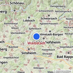 Kartenvorschau Waibstadt