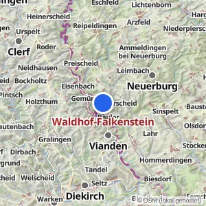 Kartenvorschau Waldhof-Falkenstein