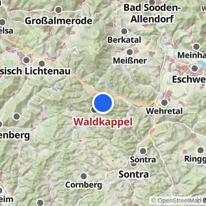 Kartenvorschau Waldkappel