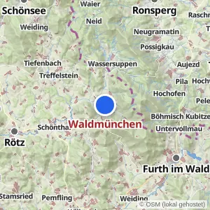 Kartenvorschau Waldmünchen