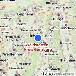 Kartenvorschau Waldstetten - Kreis Günzburg
